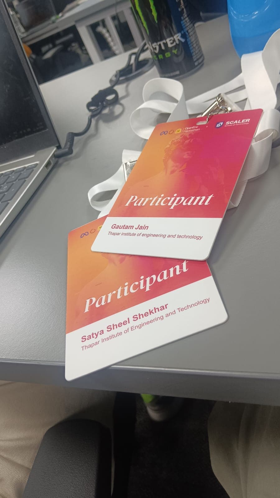 Team collaboration during hackathon